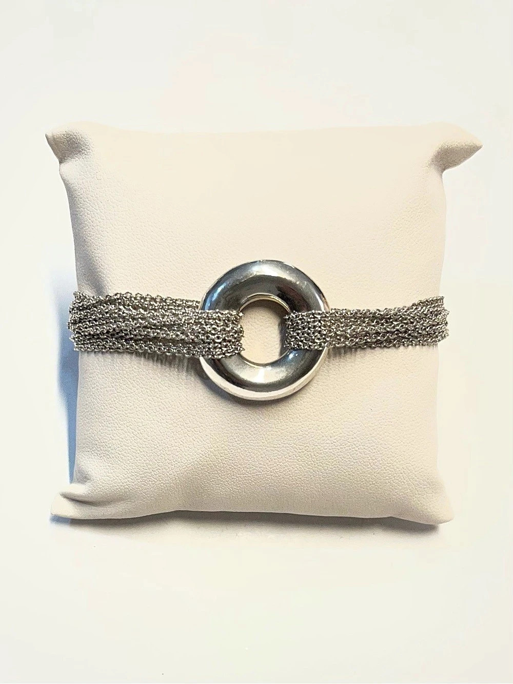 Silver Toggle Multi Chain Bracelet